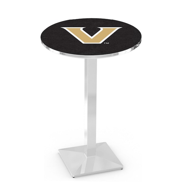 42" Chrome Vanderbilt Pub Table